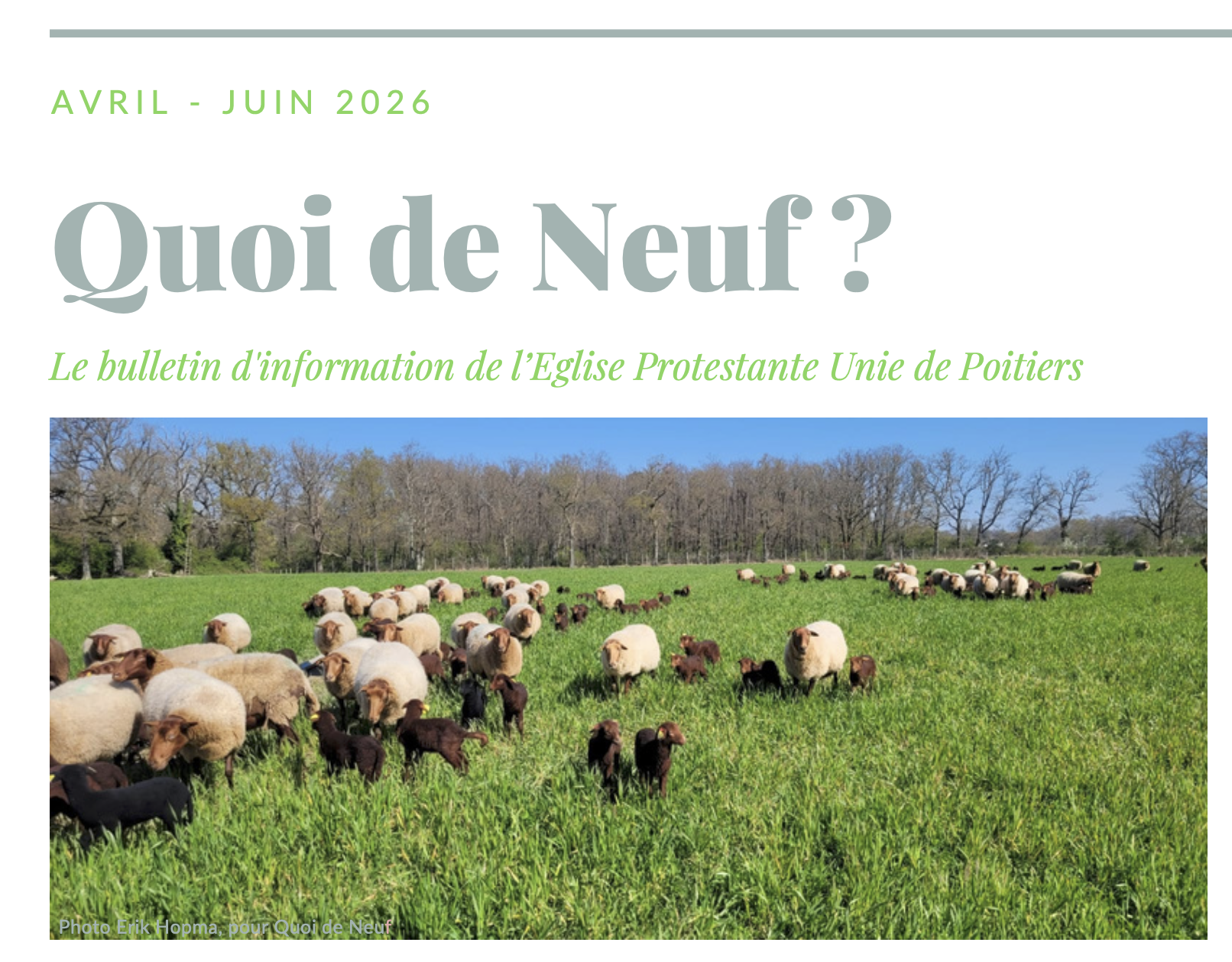 Quoi de neuf d&rsquo;avril